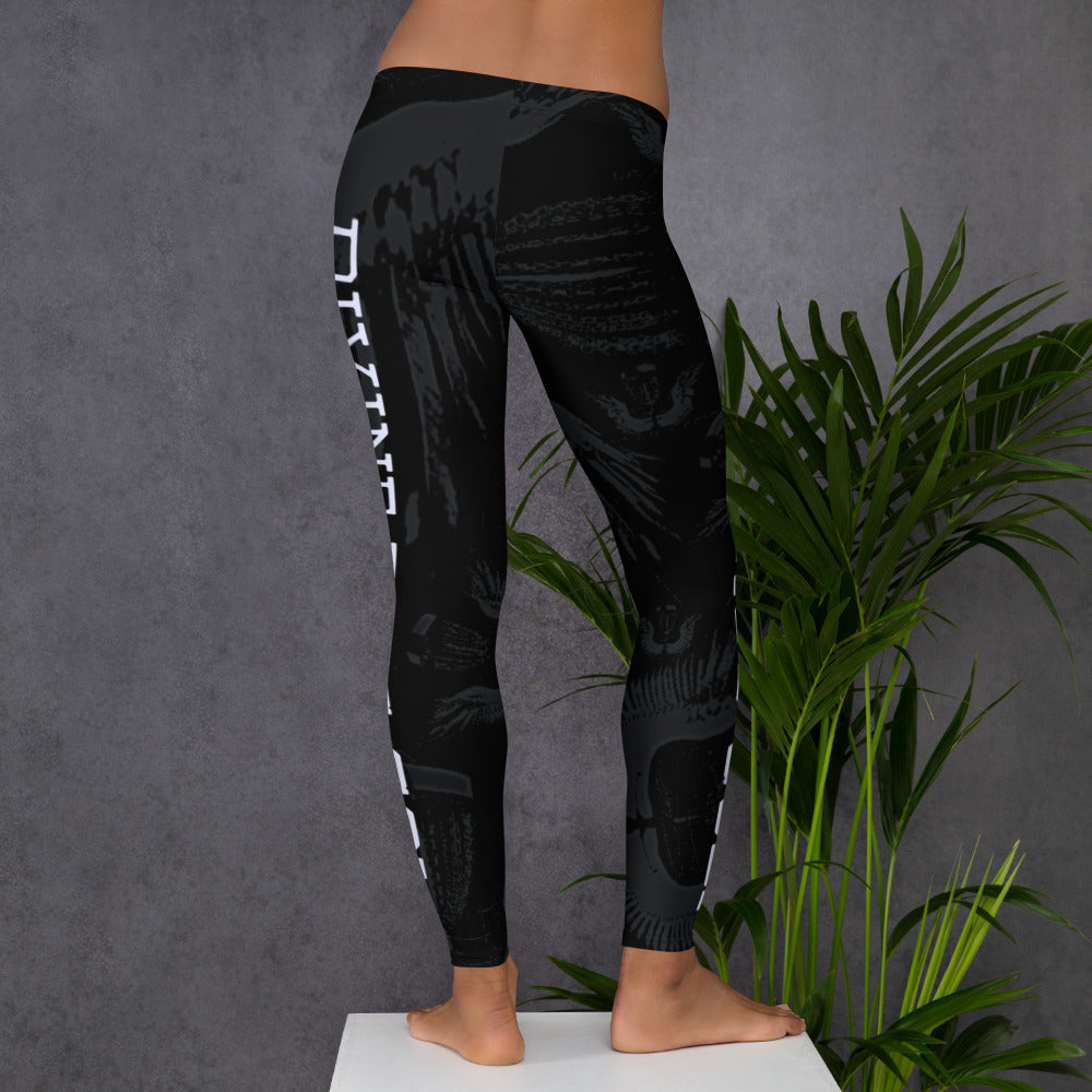 Divine Disc Golf Leggings Black/Ghost