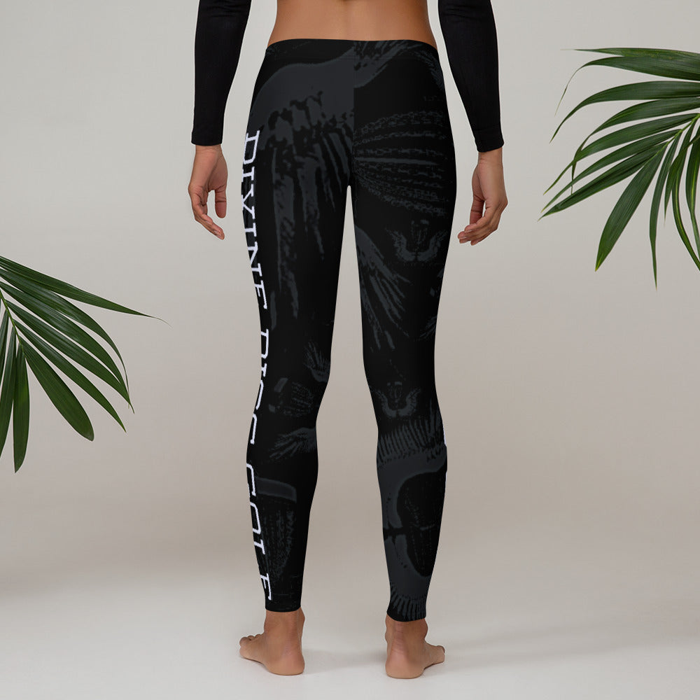 Divine Disc Golf Leggings Black/Ghost