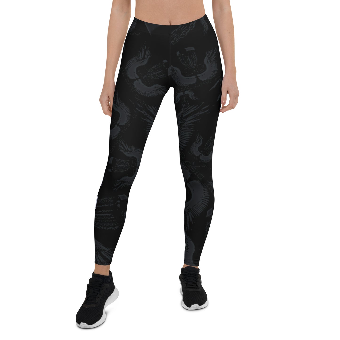 Divine Disc Golf Leggings Black/Ghost