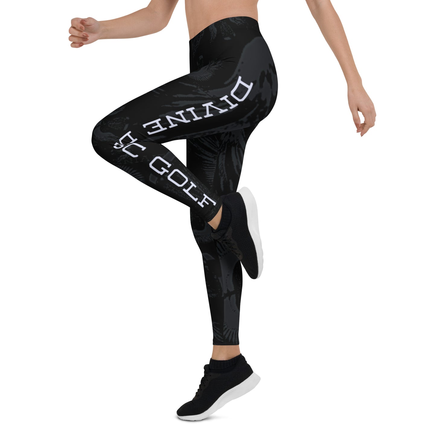 Divine Disc Golf Leggings Black/Ghost
