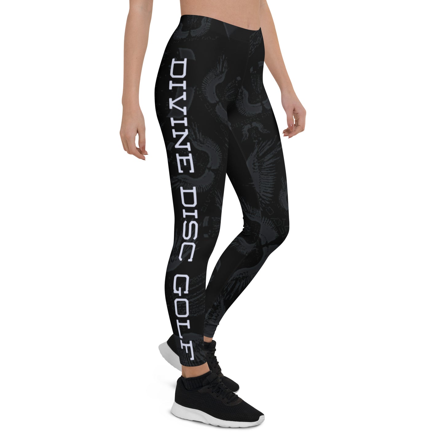 Divine Disc Golf Leggings Black/Ghost