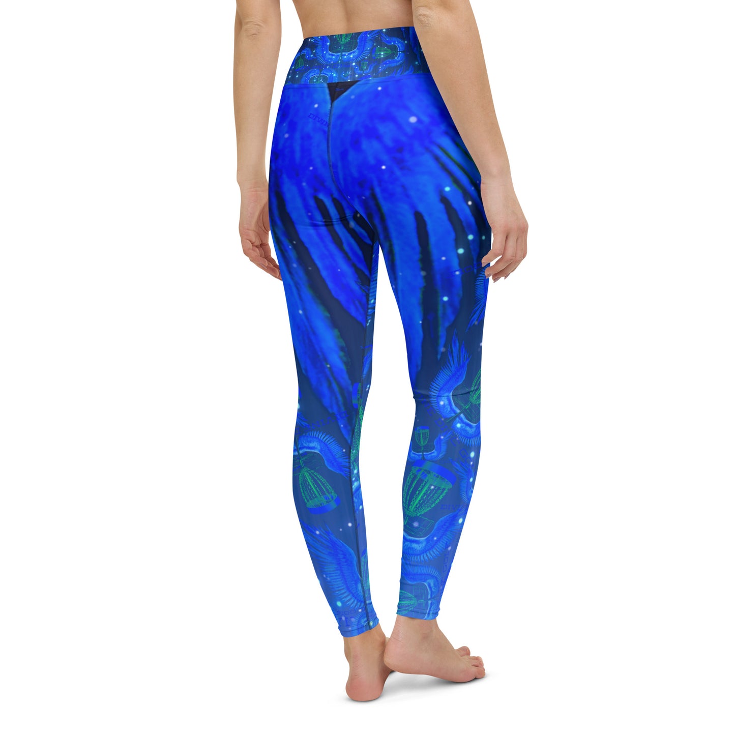 Divine Disc Golf Leggings Blue/Black