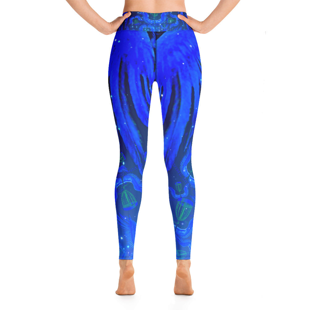 Divine Disc Golf Leggings Blue/Black
