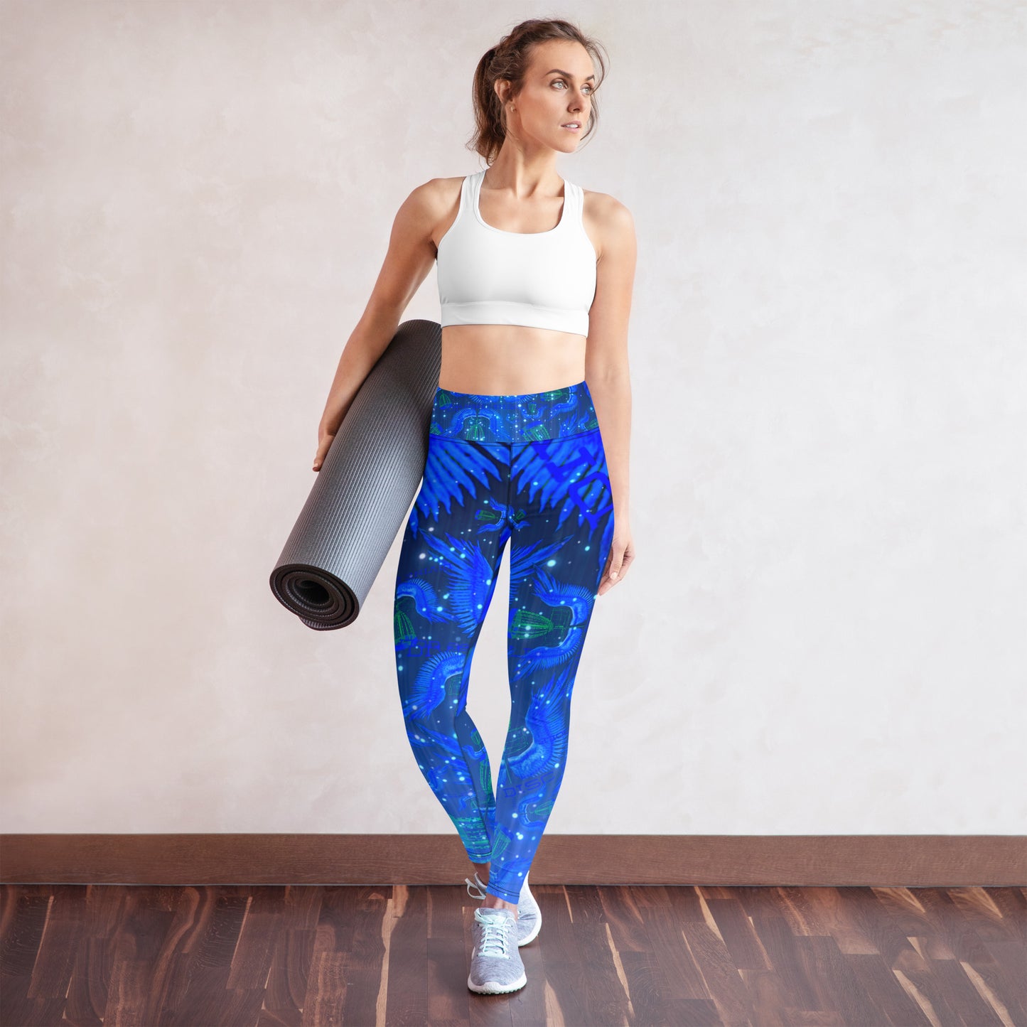 Divine Disc Golf Leggings Blue/Black