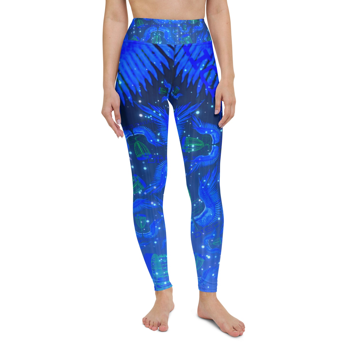 Divine Disc Golf Leggings Blue/Black