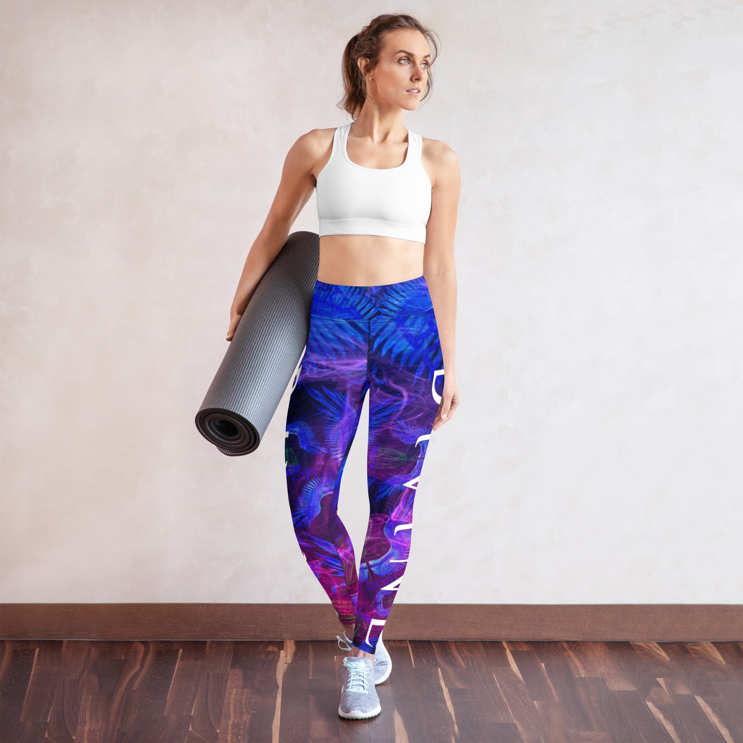 Divine Disc Golf Leggings Blue/Pink