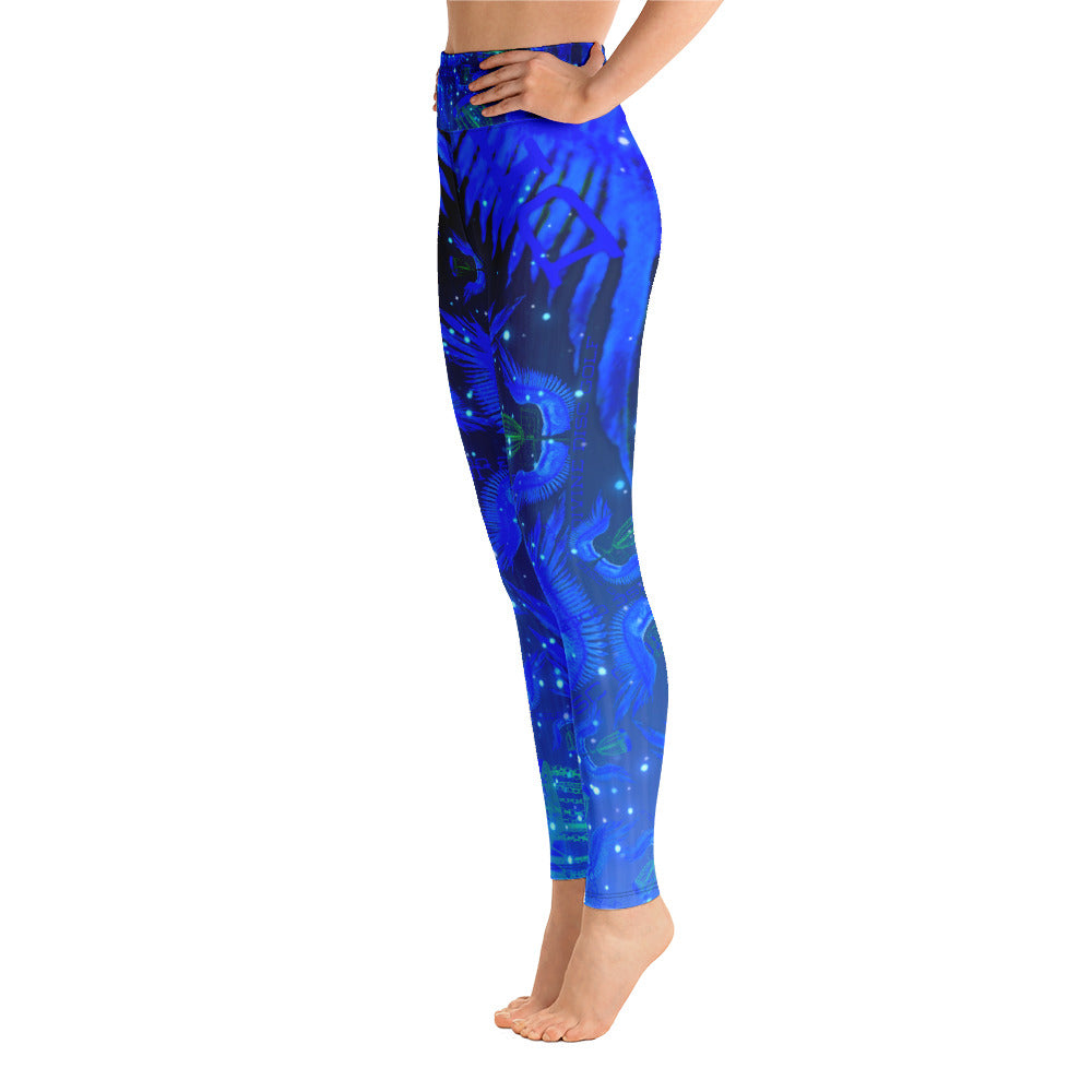 Divine Disc Golf Leggings Blue/Black