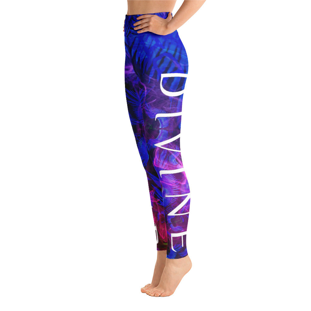 Divine Disc Golf Leggings Blue/Pink