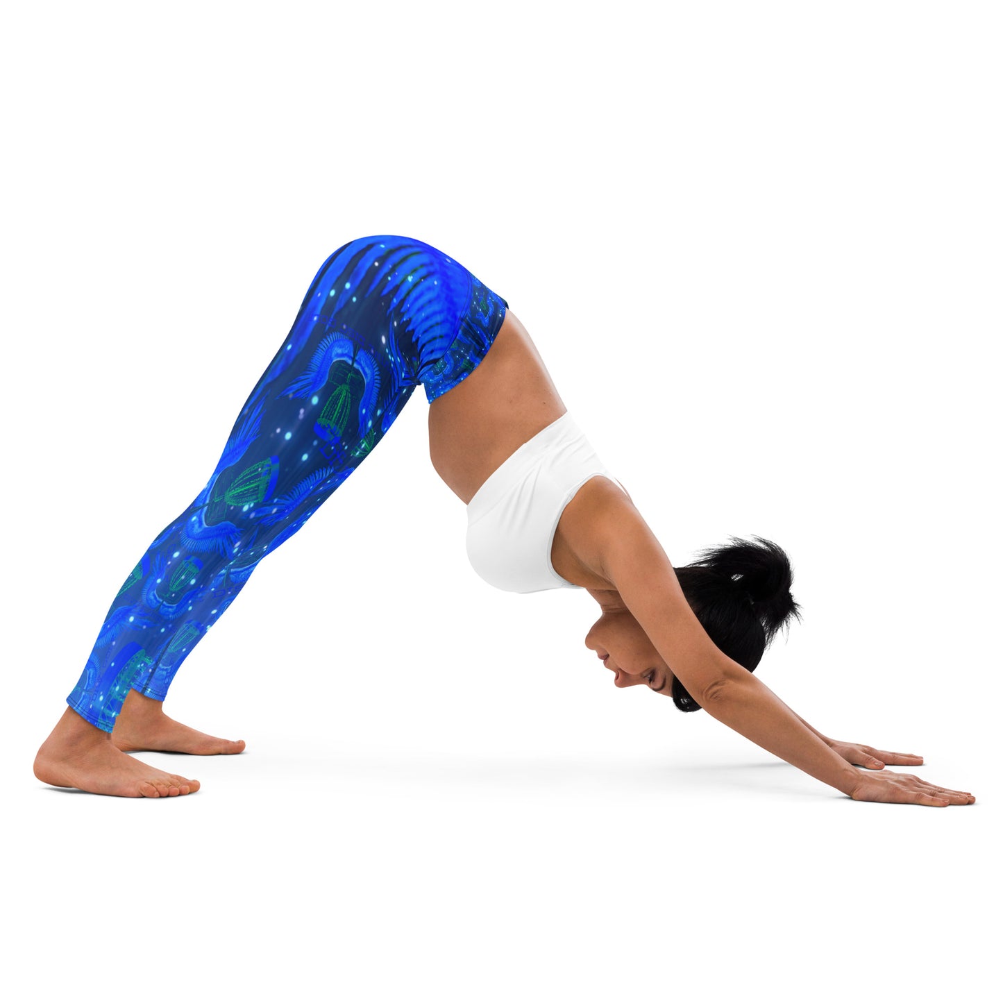 Divine Disc Golf Leggings Blue/Black