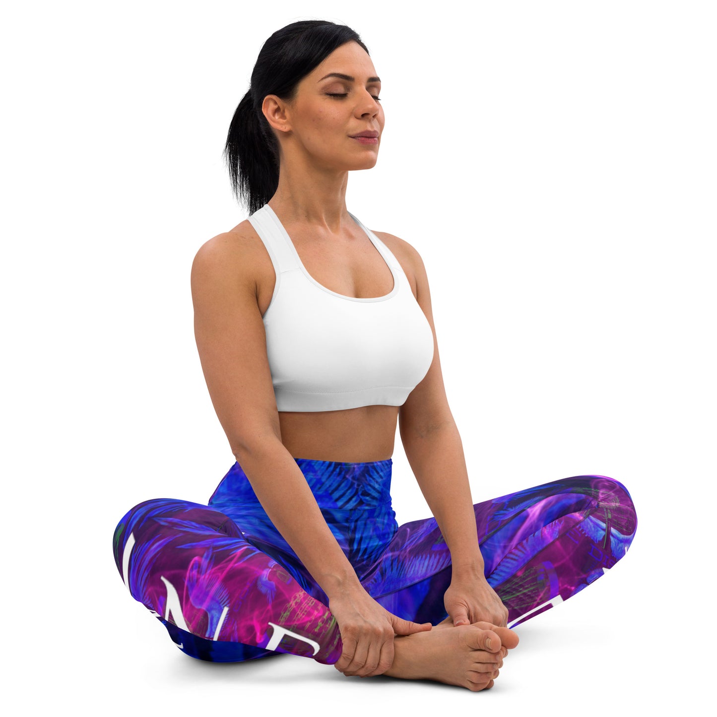 Divine Disc Golf Leggings Blue/Pink