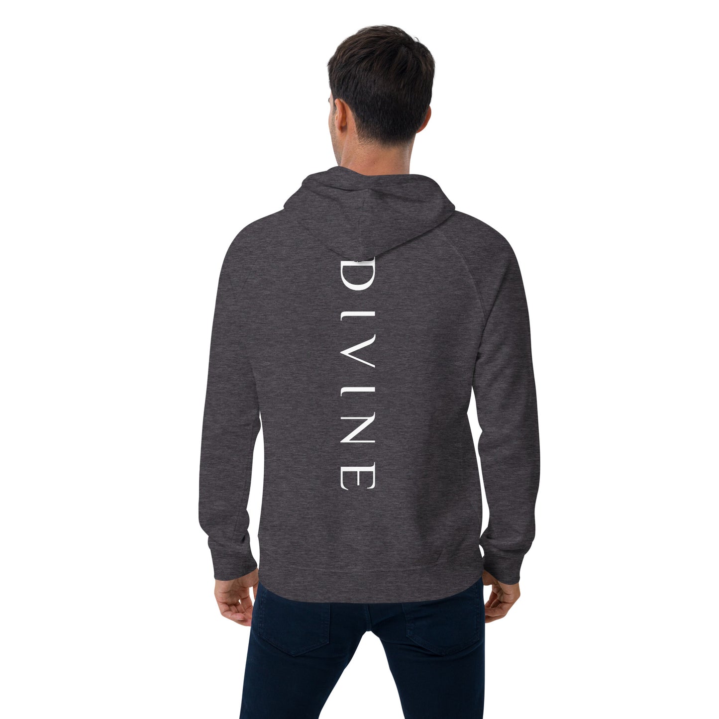 Divine Unisex eco raglan hoodie