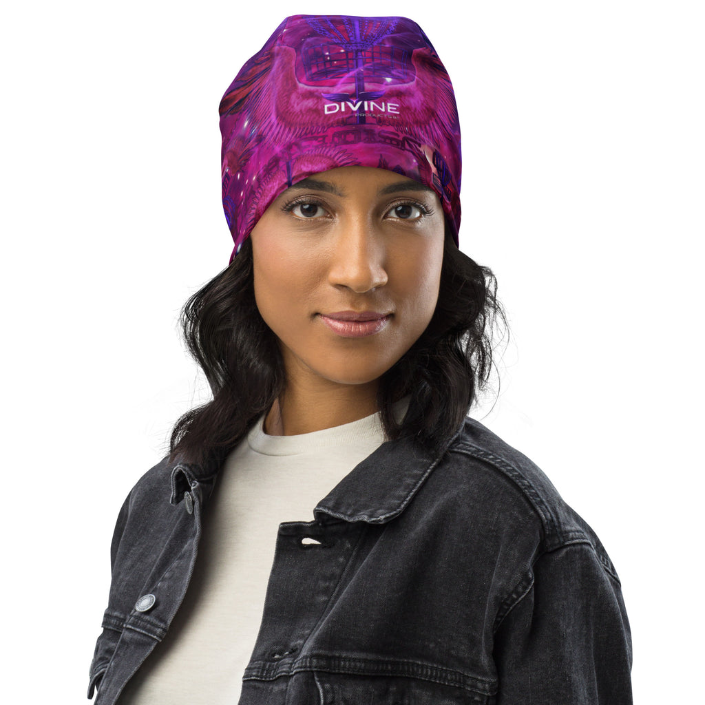 Divine Disc Golf Beanie Pink/Purple