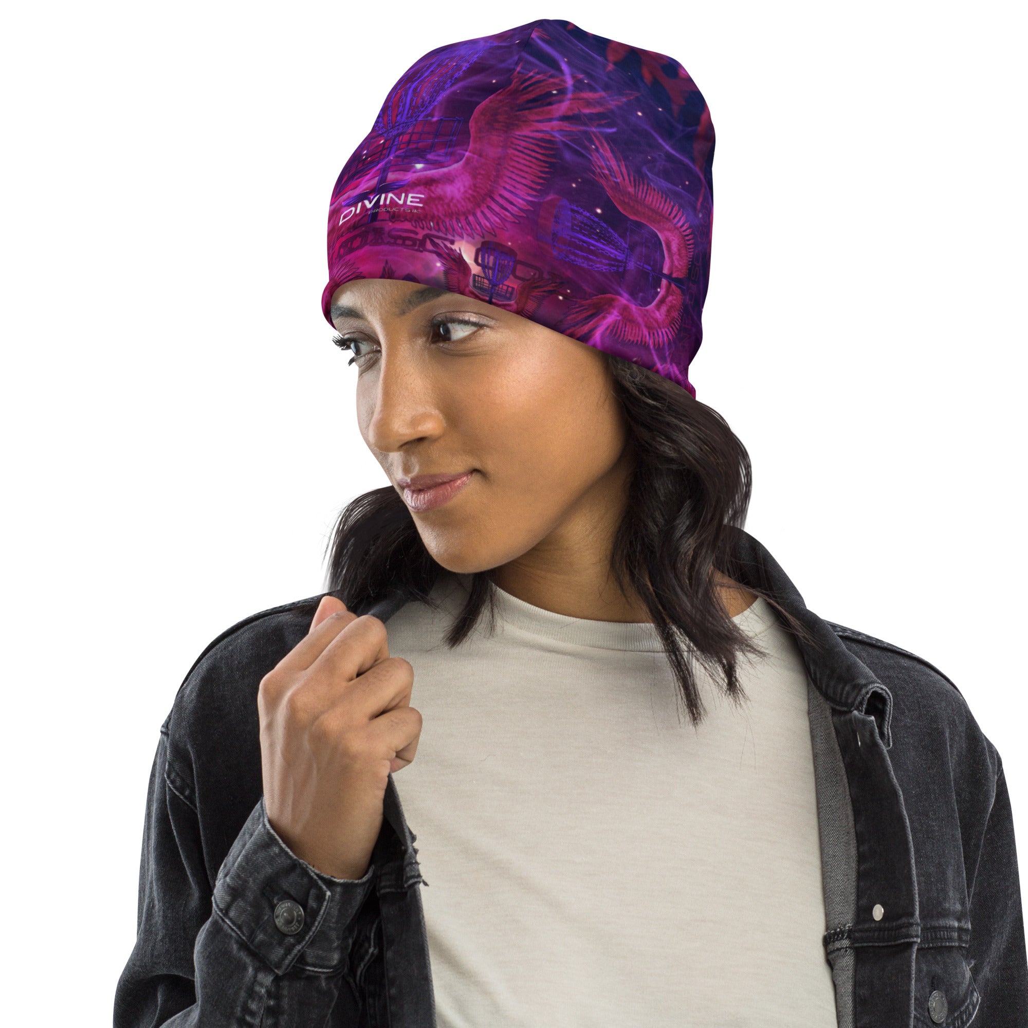 Divine Disc Golf Beanie Pink/Purple