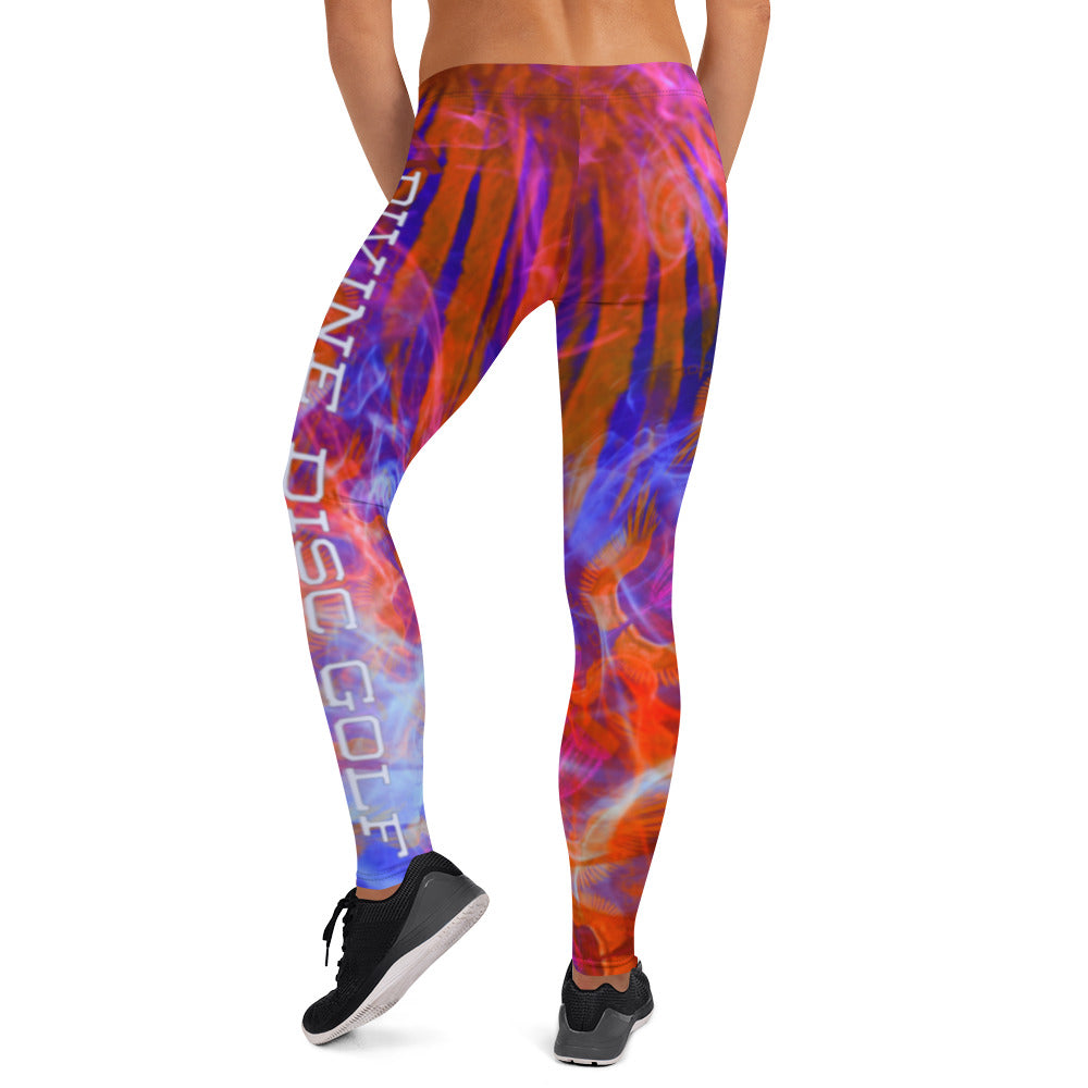 Divine Disc Golf Leggings Bubble Gum