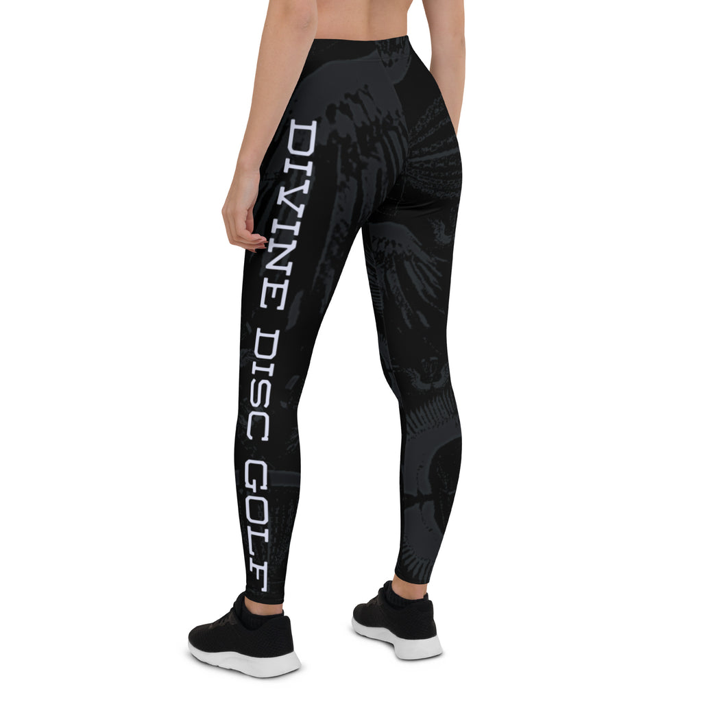 Divine Disc Golf Leggings Black/Ghost