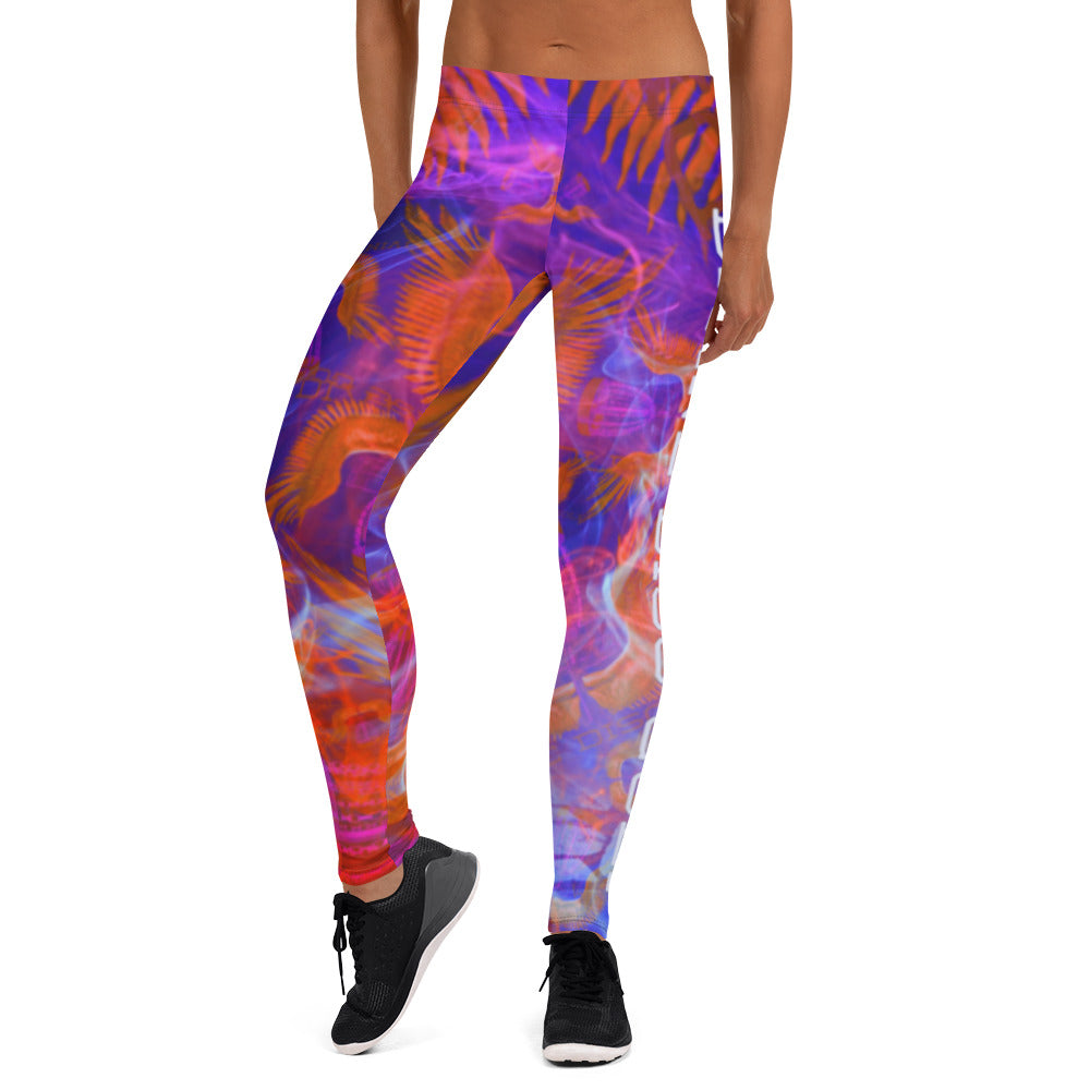 Divine Disc Golf Leggings Bubble Gum