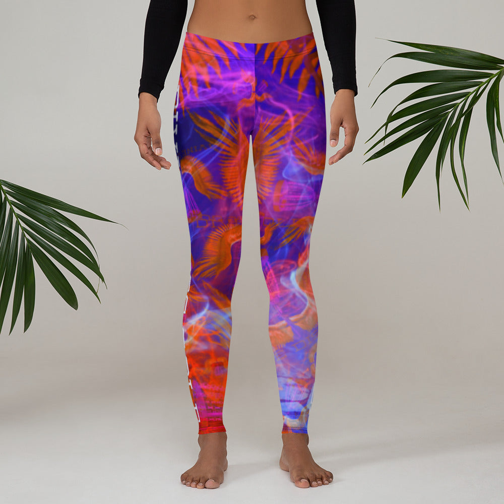 Divine Disc Golf Leggings Bubble Gum