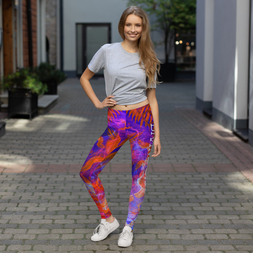 Divine Disc Golf Leggings Bubble Gum