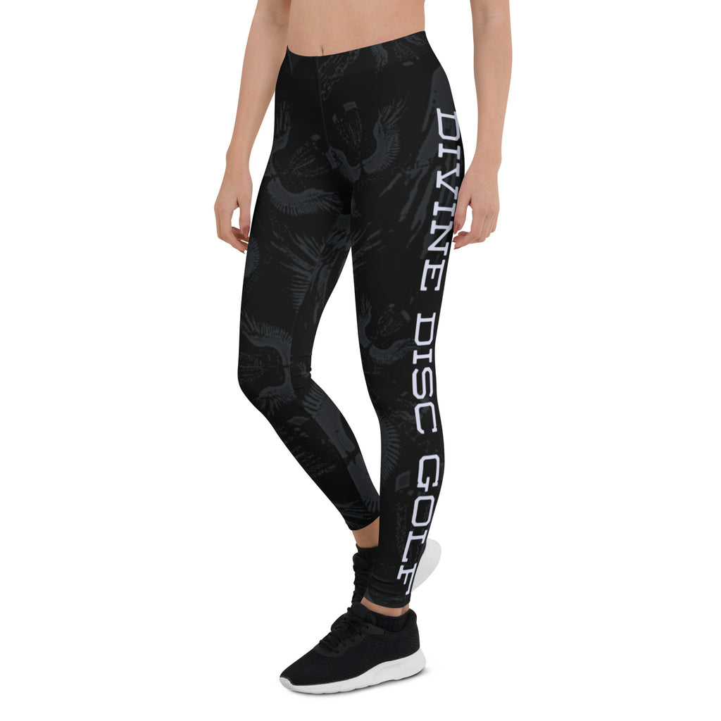 Divine Disc Golf Leggings Black/Ghost