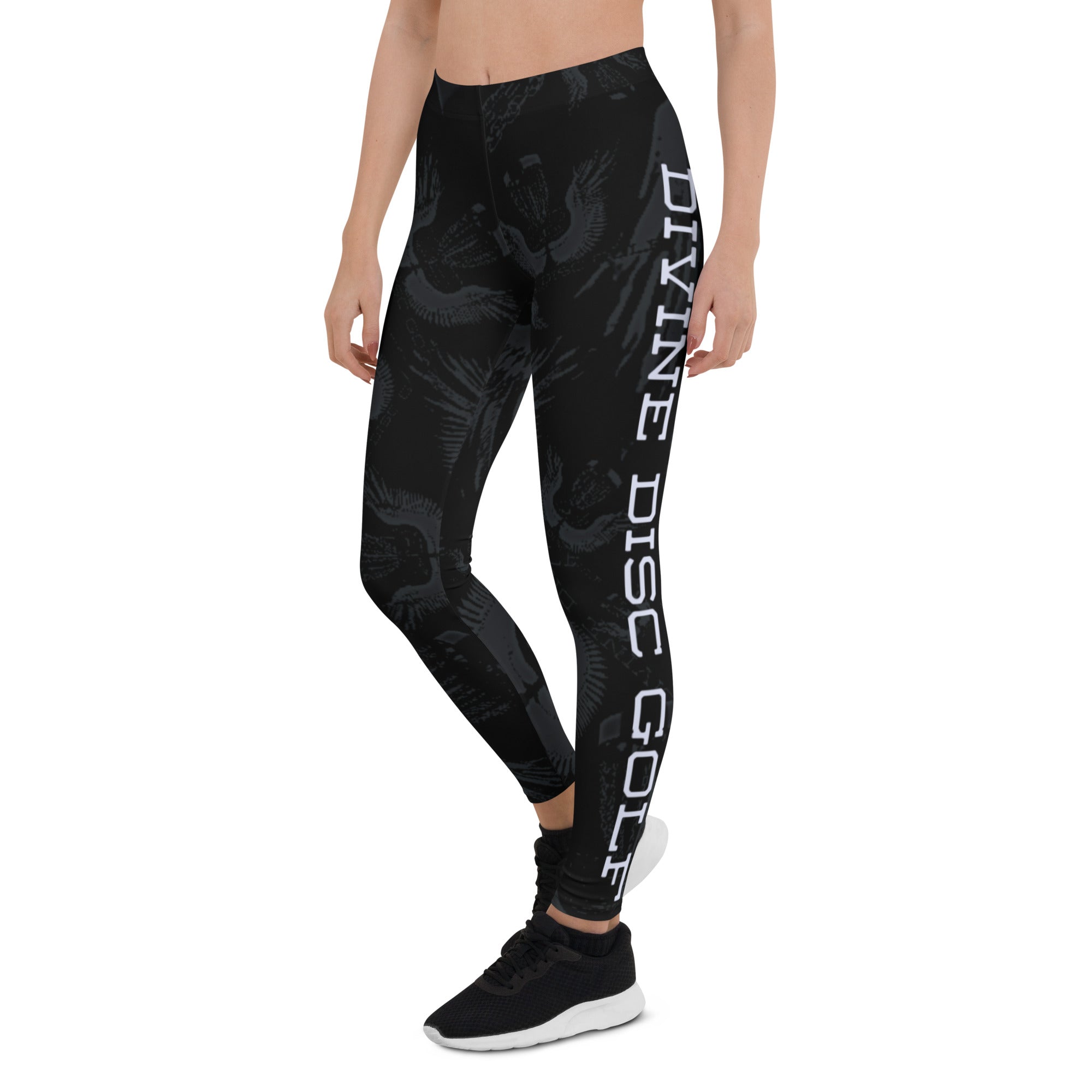 Divine Disc Golf Leggings Black/Ghost
