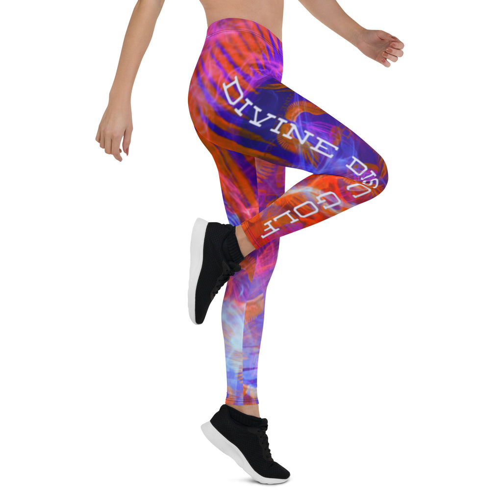 Divine Disc Golf Leggings Bubble Gum