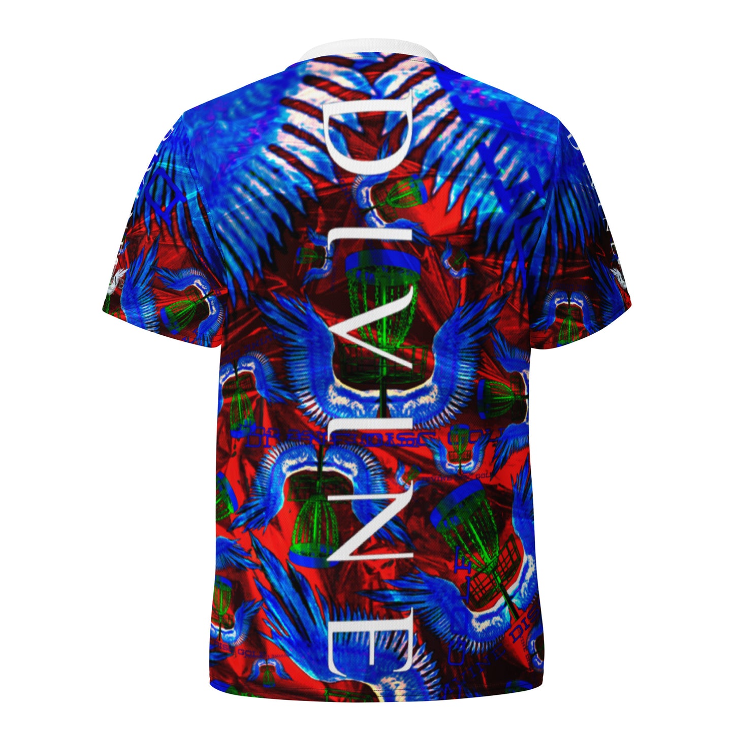 Divine Disc Golf Tournament jersey Red/Blue/black