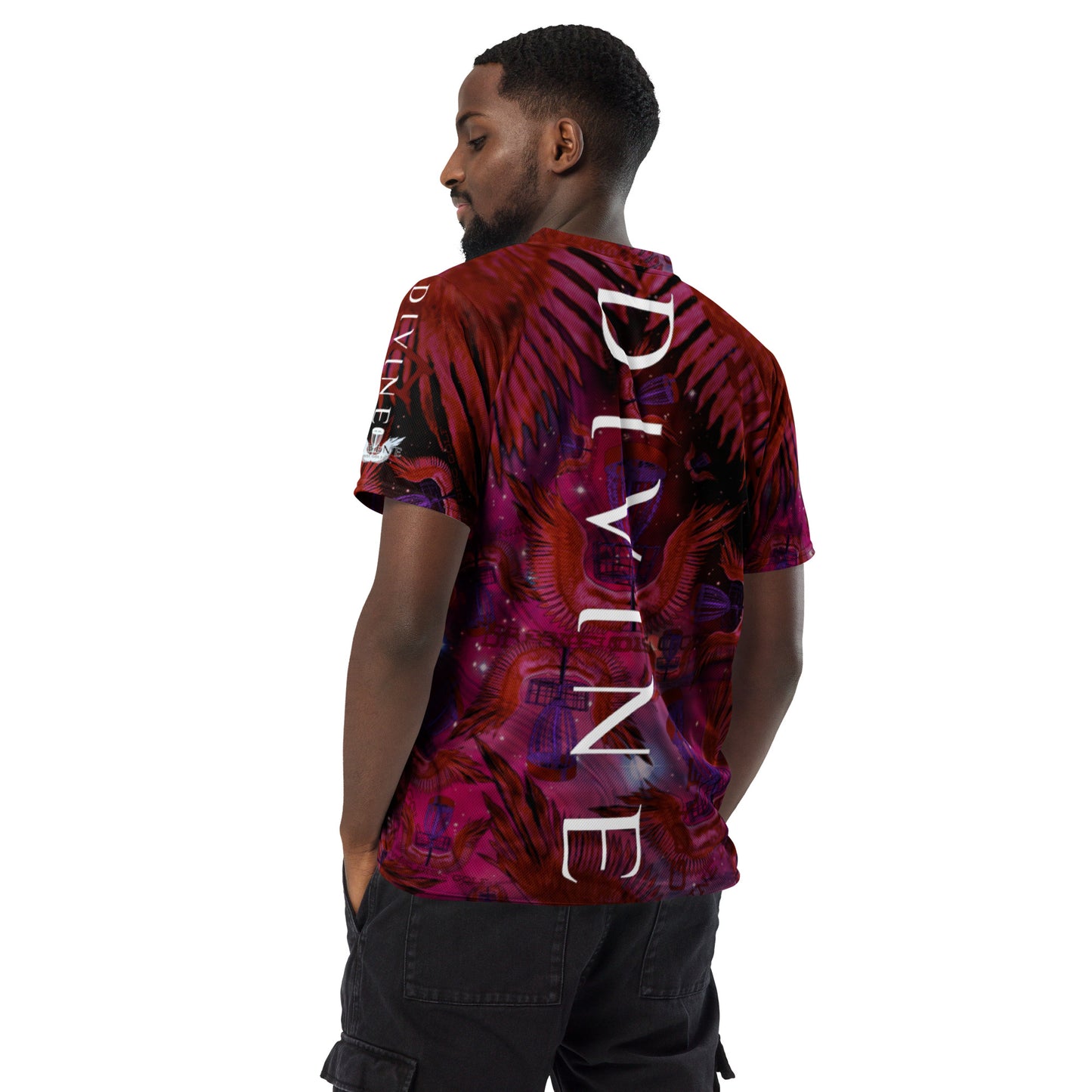 Divine Disc Golf Tournament jersey Red/Black