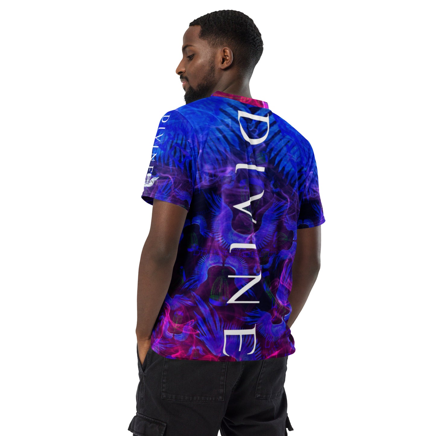 Divine Disc Golf Tournament jersey Blue/Black/pink