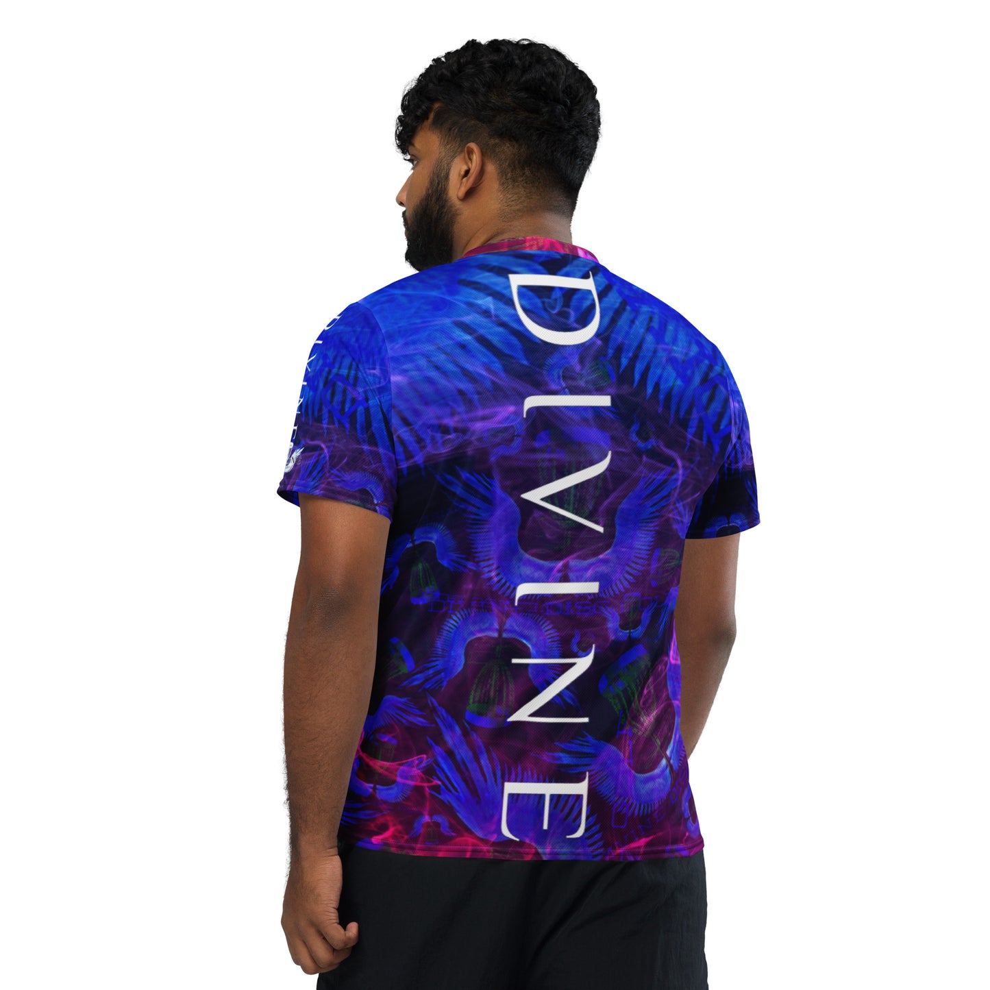 Divine Disc Golf Tournament jersey Blue/Black/pink