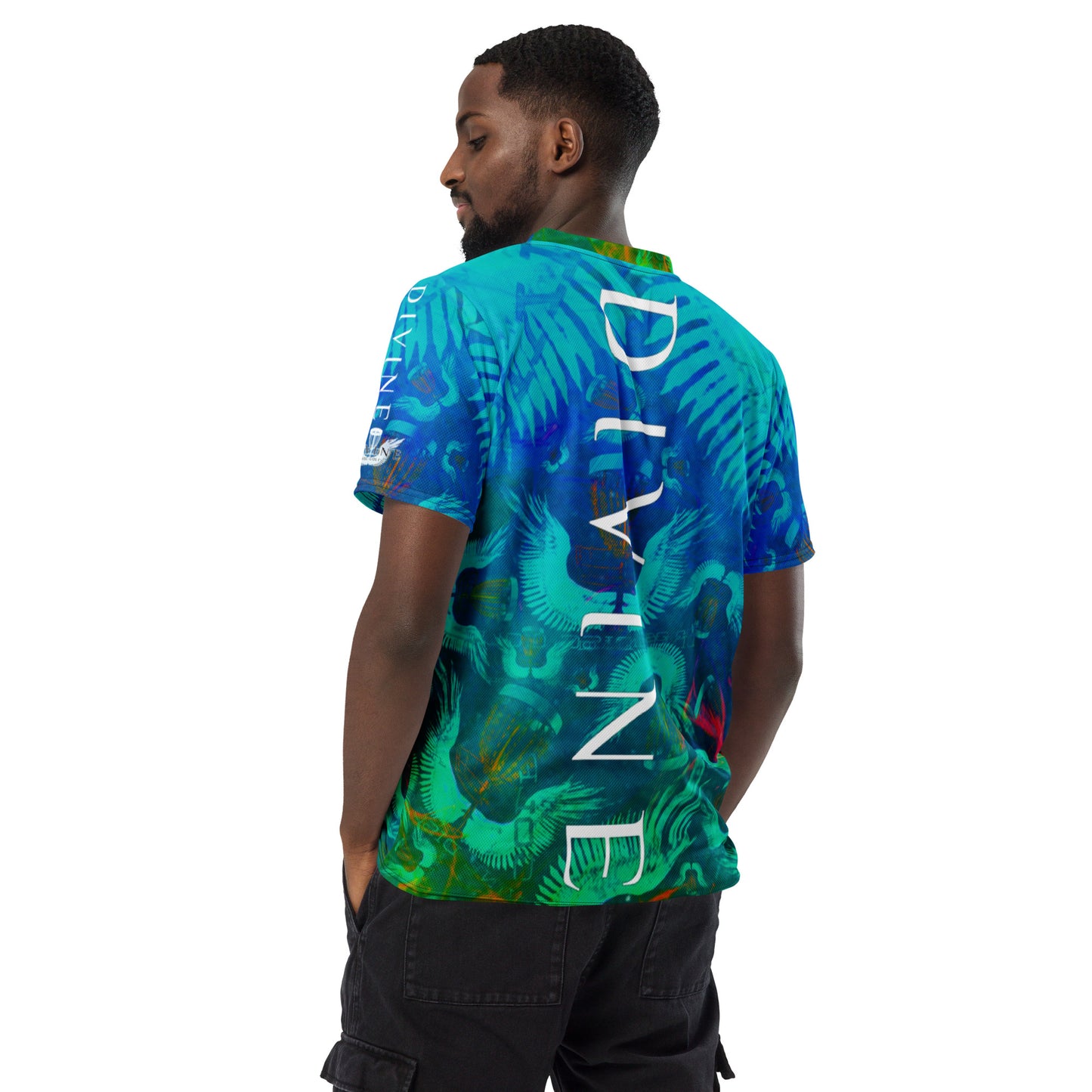 Divine Disc Golf Tournament jersey Blue/green