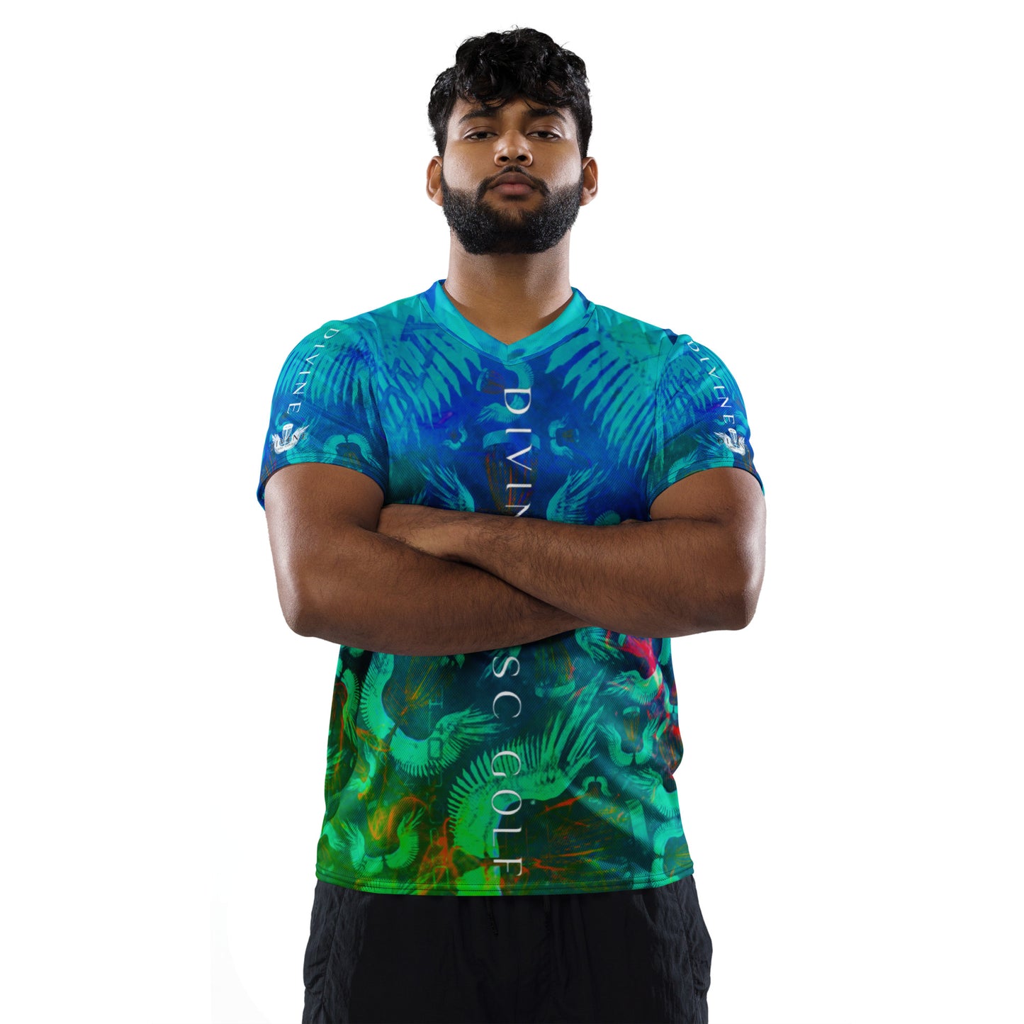 Divine Disc Golf Tournament jersey Blue/green