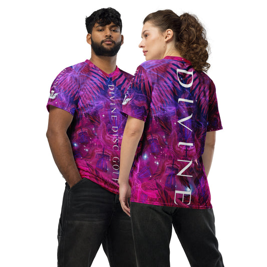 Divine Disc Golf Tournament jersey Purple/pink