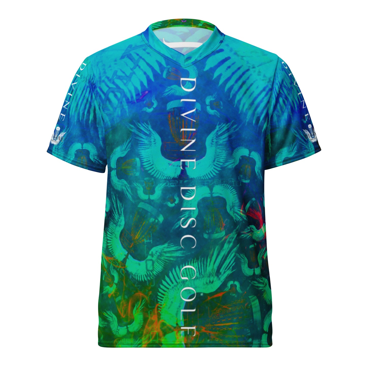 Divine Disc Golf Tournament jersey Blue/green