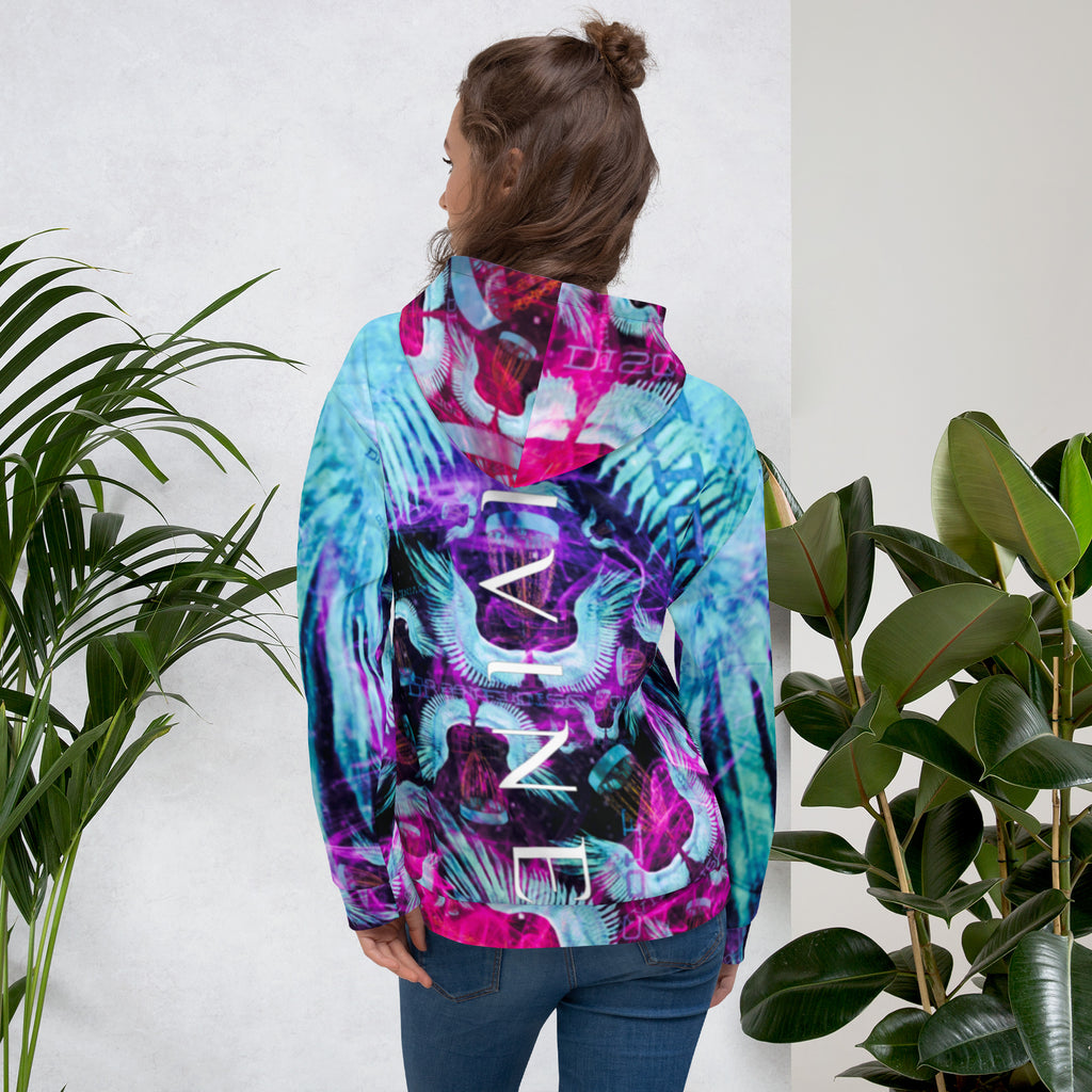 Divine Disc Golf Hoodie turquoise/Pink