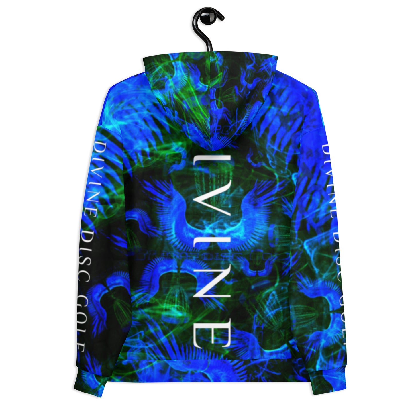 Divine Disc Golf Hoodie Blue/Green