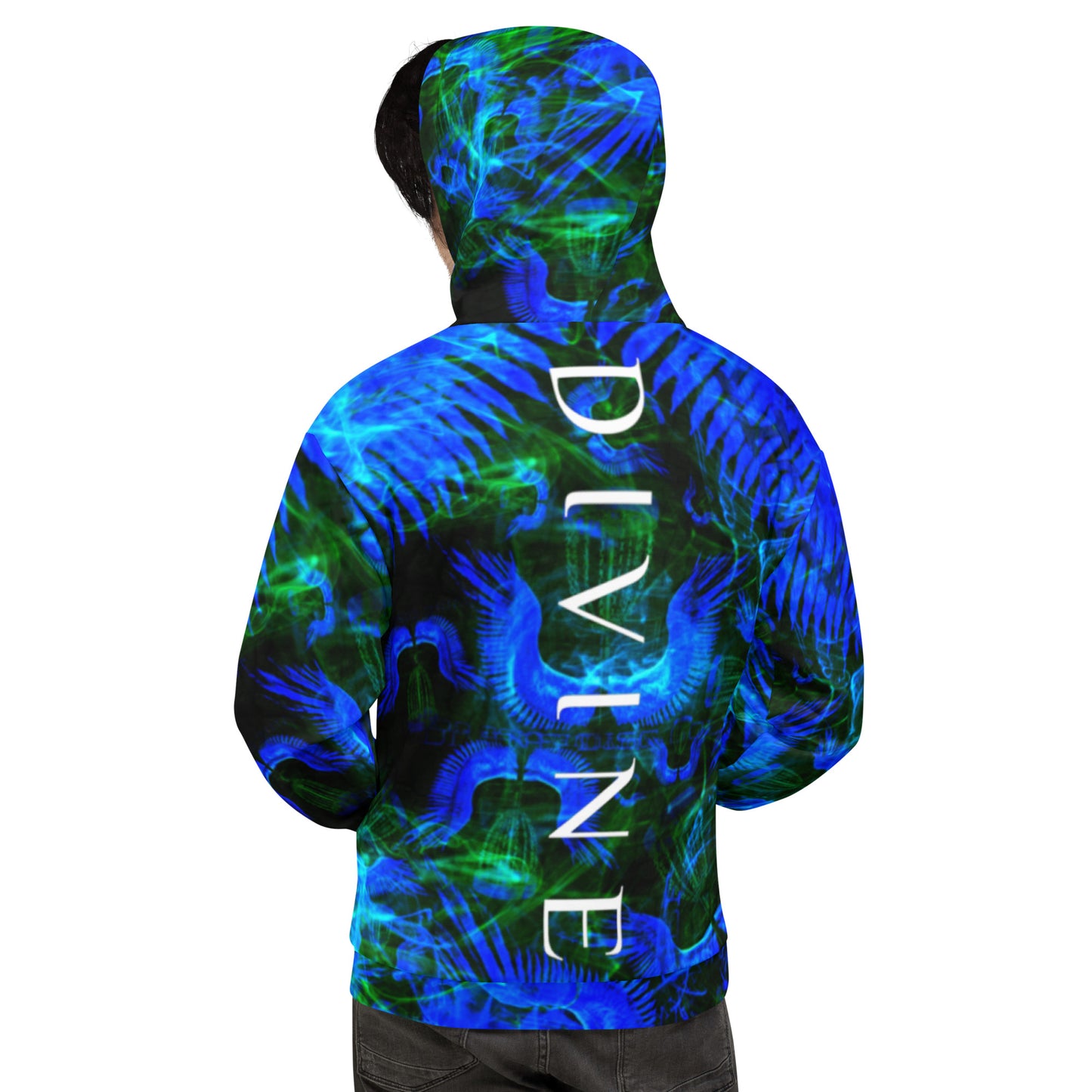 Divine Disc Golf Hoodie Blue/Green