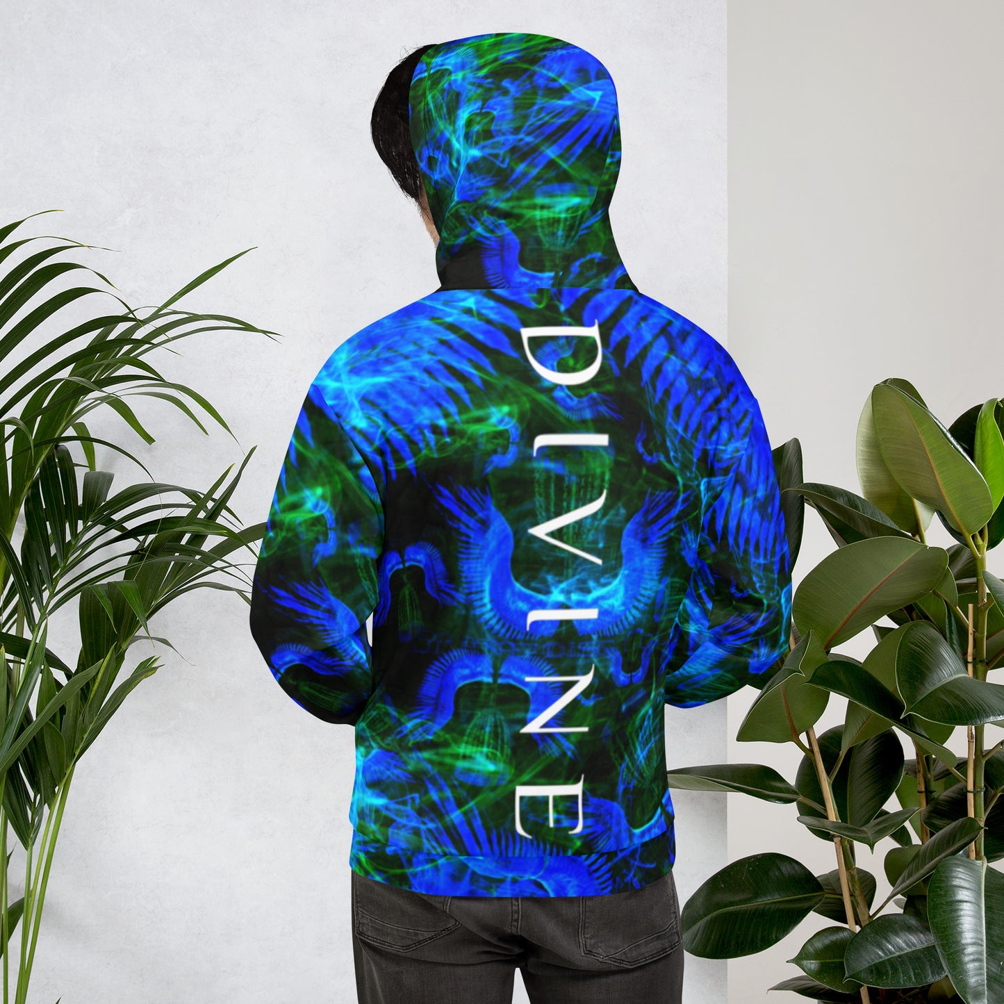 Divine Disc Golf Hoodie Blue/Green