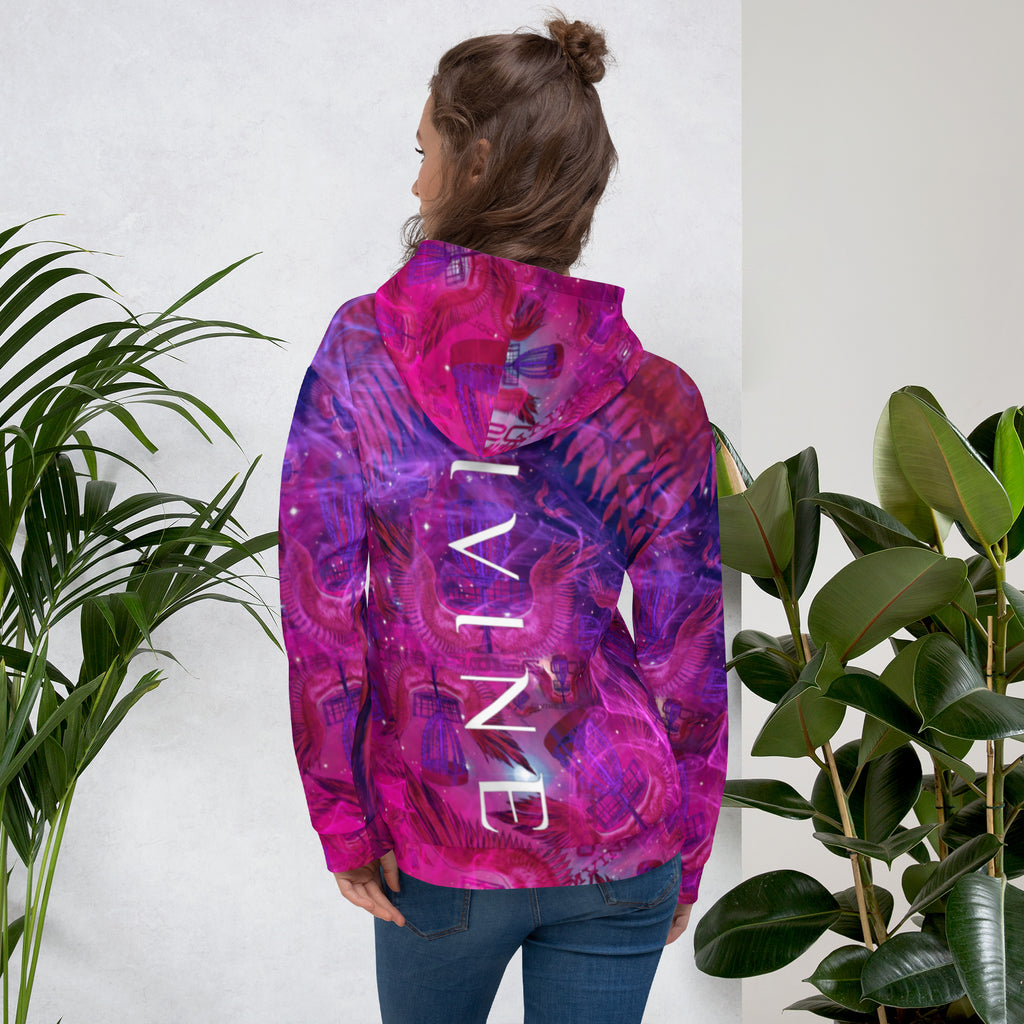 Divine Disc Golf Hoodie purple/pink