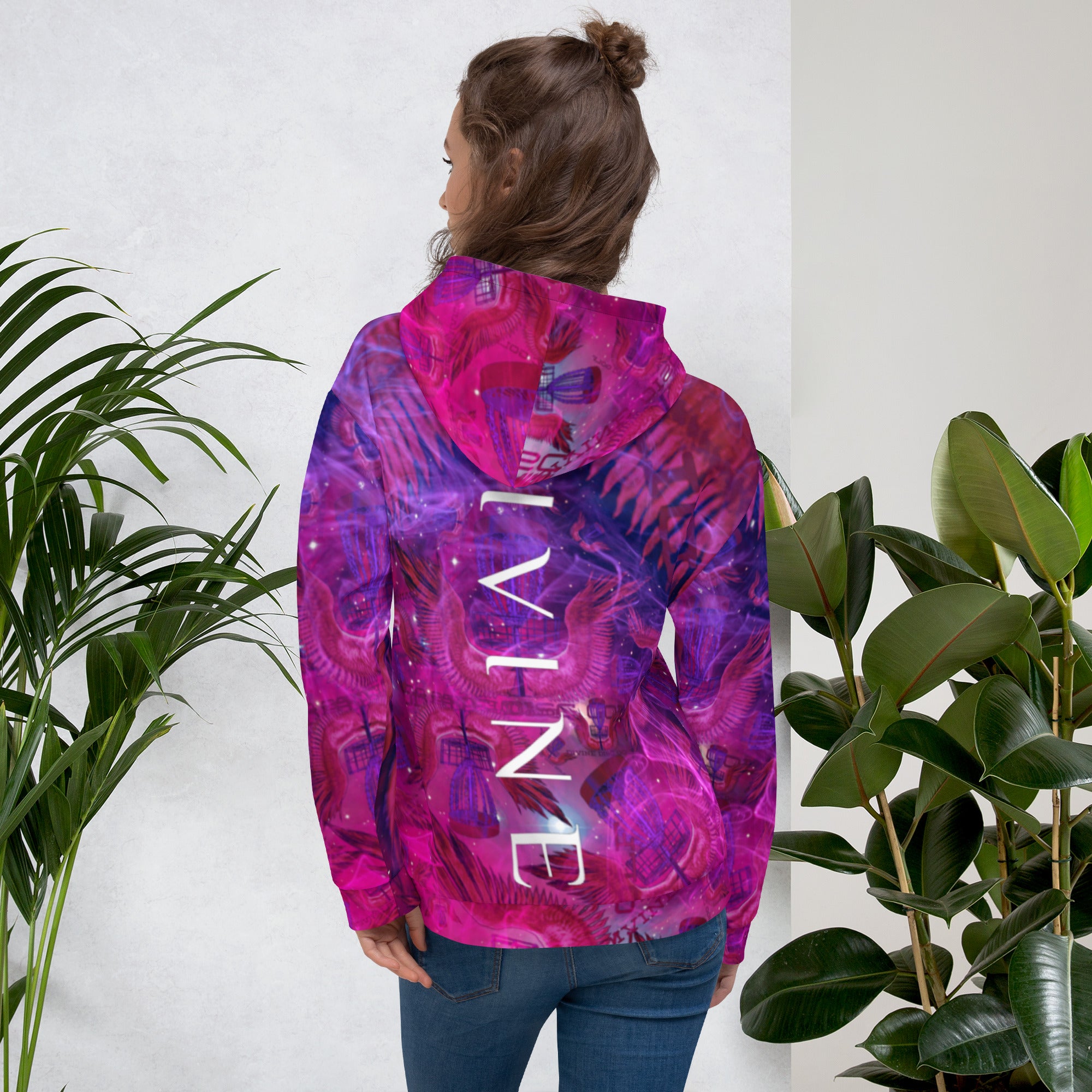 Divine Disc Golf Hoodie purple/pink