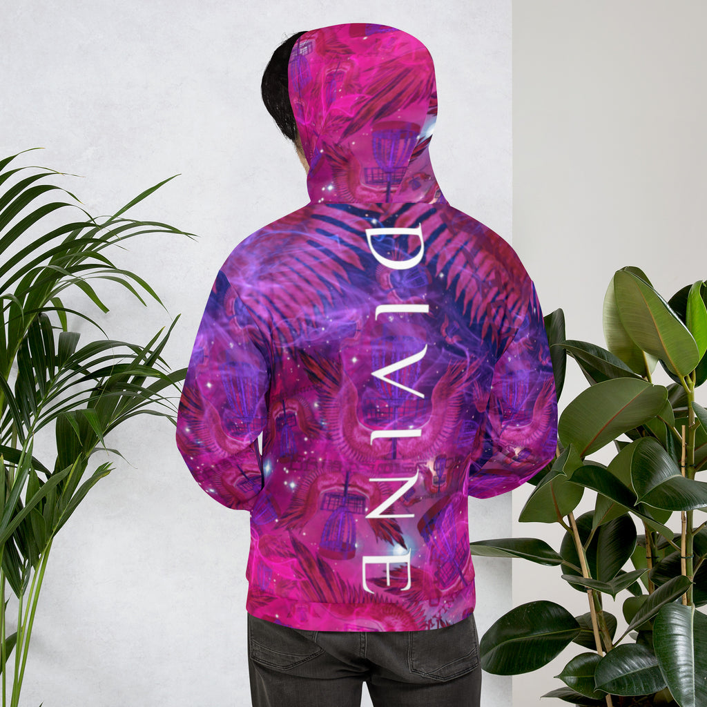 Divine Disc Golf Hoodie purple/pink