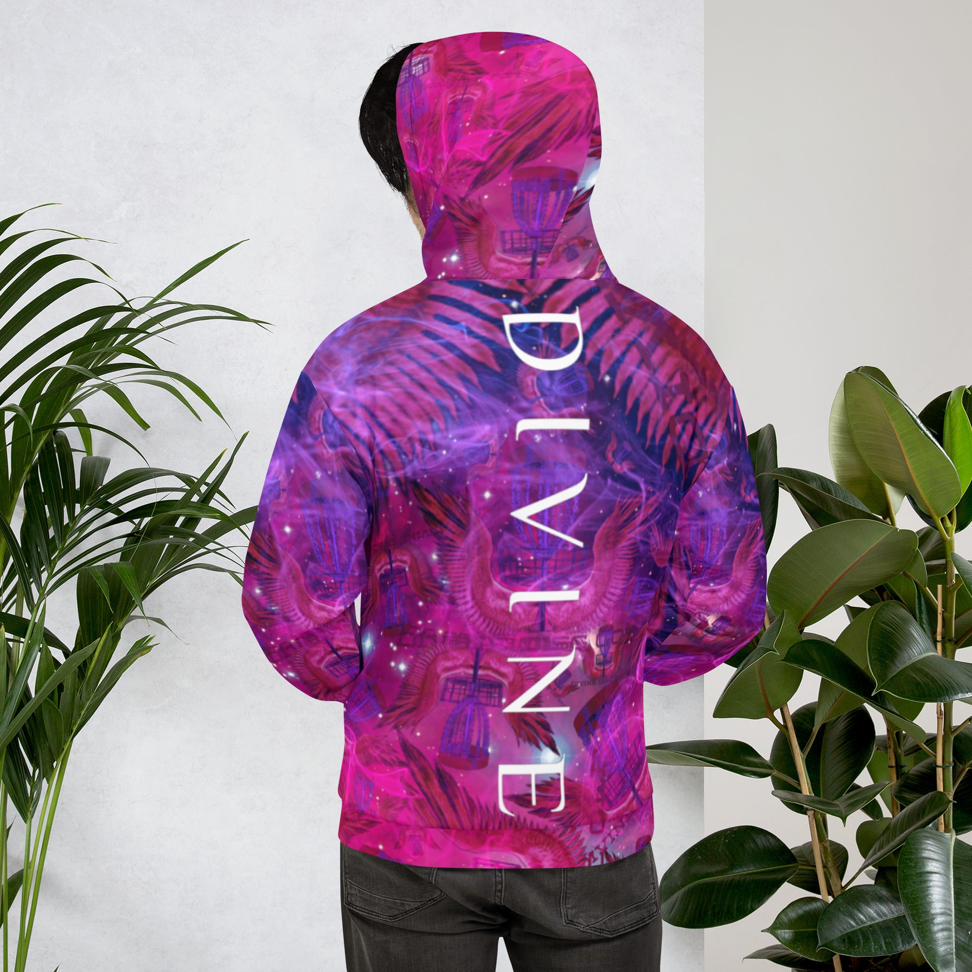 Divine Disc Golf Hoodie purple/pink