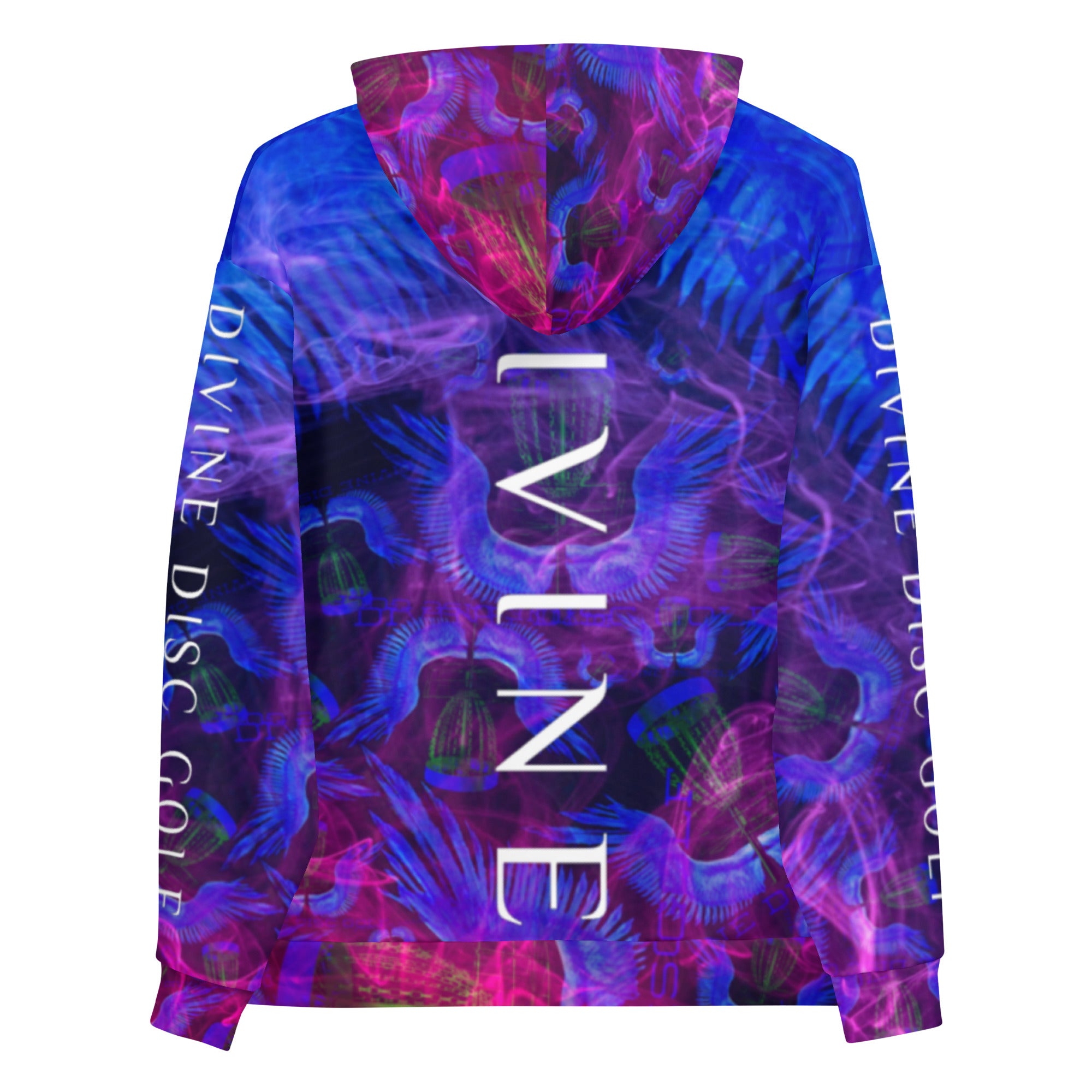 Divine Disc Golf Hoodie Blue/Pink