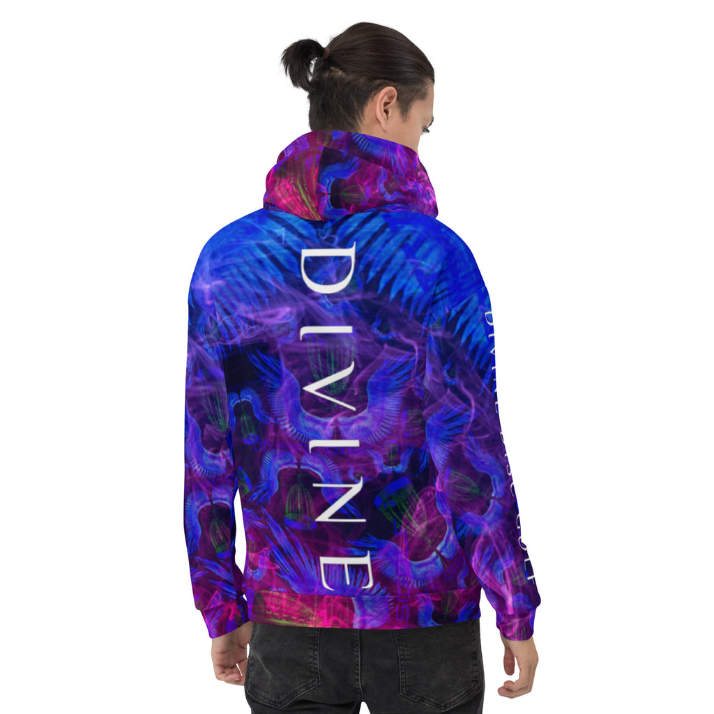 Divine Disc Golf Hoodie Blue/Pink