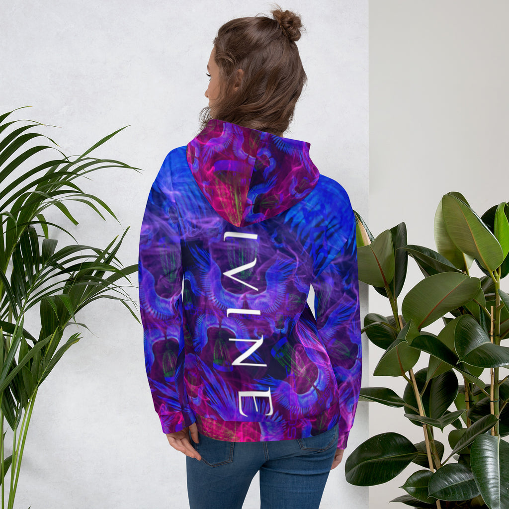 Divine Disc Golf Hoodie Blue/Pink