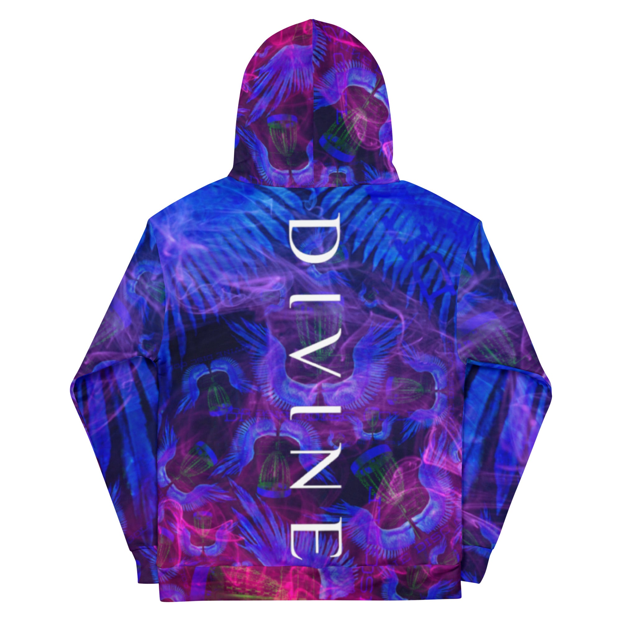 Divine Disc Golf Hoodie Blue/Pink