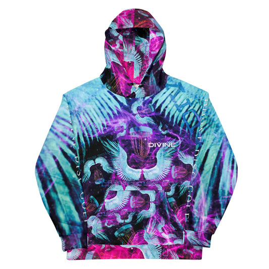 Divine Disc Golf Hoodie turquoise/Pink