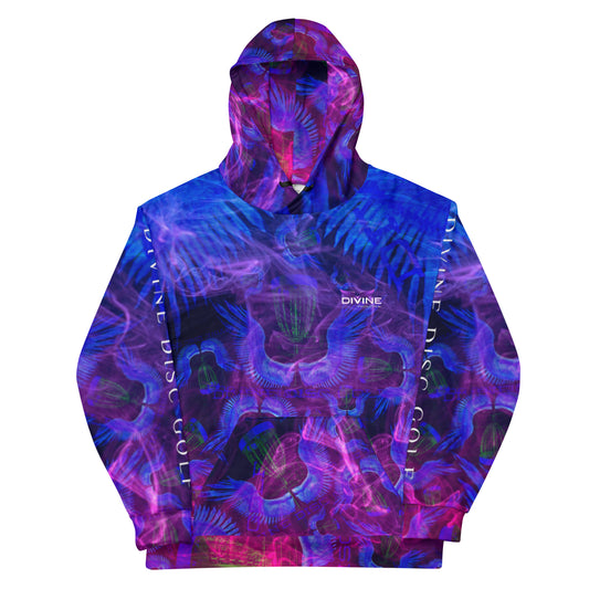 Divine Disc Golf Hoodie Blue/Pink