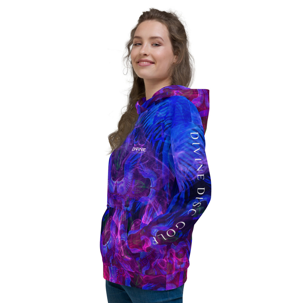 Divine Disc Golf Hoodie Blue/Pink