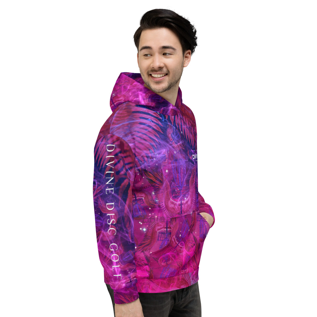 Divine Disc Golf Hoodie purple/pink