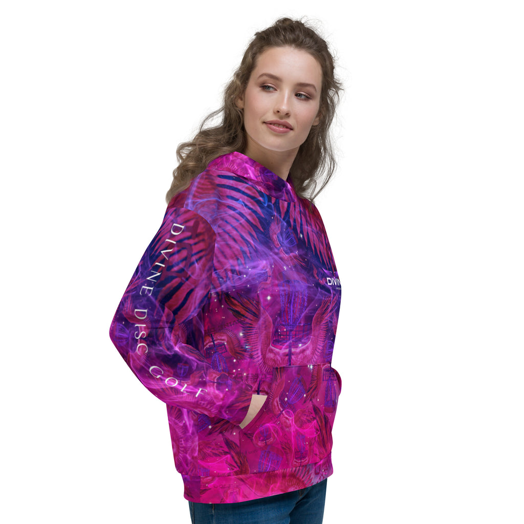 Divine Disc Golf Hoodie purple/pink